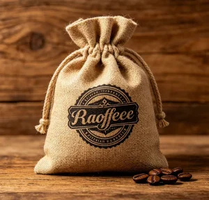 Custom Logo Eco Friendly Heavy Duty Reusable Jute Drawstring Bag Natural Burlap Pouch 15x20cm Jute Gift Bag Packaging