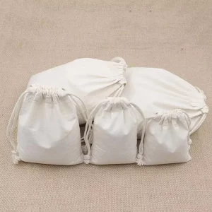 Custom Logo Eco friendly Dust Pouch Luxury Cotton Dust Bag for Gift Handbag Large