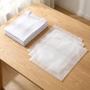 Custom Logo Frosted Matte Slider Zipper Bag Resealable Transparent Plastic Packaging Pouch for T Shirt Apparel Clothing