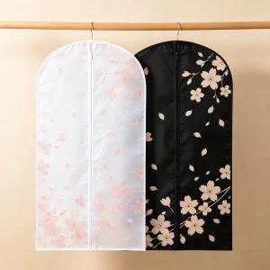 Custom Logo Non Woven Garment Bag Premium Custom Made Clothing Protective Cover Bag for Suit Daily Packaging Storage