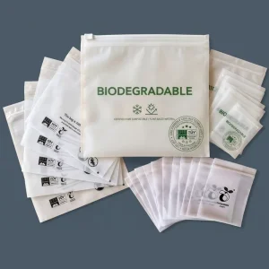 Custom Logo Print Compostable Zipper Bag Biodegradable Stand Up Pouch PLA/PBAT Eco-friendly Packing Bag