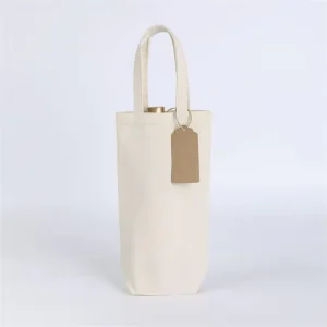 Custom Logo Printed Cotton Drawstring Wine Bag Gift Bag Cotton Dustproof Wine Food Packaging Bag