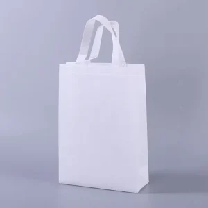 Custom Logo Promotional Eco Friendly AZO Free Heavy Duty Reusable PP Nonwoven Bags Medium Size Handled