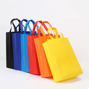 Custom Logo Reusable Non Woven Recyclable Packaging Bags for Business Use or Personal Purpose