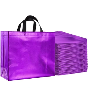 Custom Multicolor Non Woven Christmas Bags with logo Heavy Duty Laminated pp Non woven Bag Eco Friendly Reusable Shopping Bags