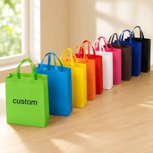 Custom Non-woven Bags Logo-printable Eco-friendly Material Perfect for Corporate Gifts Non-woven Bags From a Trustworthy Factory