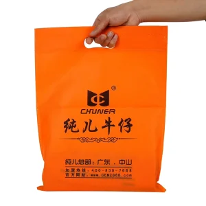 Custom Non woven Shopping Bags Reusable with Printed Logo Vest Handles for Supermarket Use