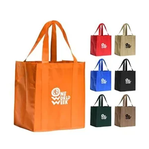 Custom Nonwoven Shopping Bag Laminated Non Woven Tote Shopping Bags With Zipper