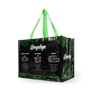 Custom Pattern Laminated Eco-Friendly PP Woven Shopping Bags Reusable Packaging Made
