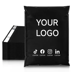 Custom Postage Parcel Bags Logo Polymailers Compostable Packaging Poly Mailer Plastic Shipping Bags For Clothes Clothing Packing
