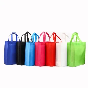 Custom Print Logo Eco Reusable PP Laminated Supermarket Grocery Clothes Shoe Non Woven Shopping Gift Packaging Bag