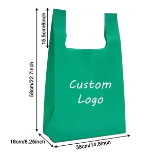 Custom Print Retail Biodegradable Grocery Reusable Shopping Shop Tshirt Plastic Cary Sack T Shirt Bag For Supermarket With Logo