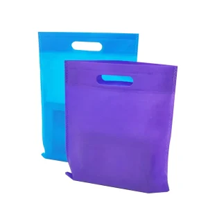 Custom Printed Eco Friendly Recyclable Durable Non Woven Die Cut Bag Packaging Reusable Non Woven Bag with Logo for Shopping
