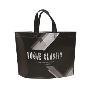 Custom Printed Laminated PP Non Woven Bag Reusable Clothing Store Shopping Bag Eco Friendly Garment Packaging