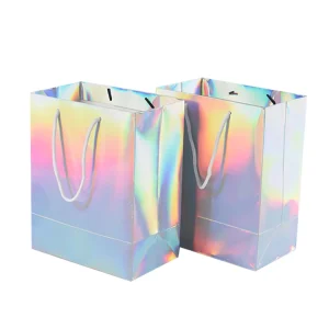 Custom Printed Logo Cardboard Gift Craft Shopping Paper Bag With Handles Retail Boutique Clothes Packaging Paper Bags
