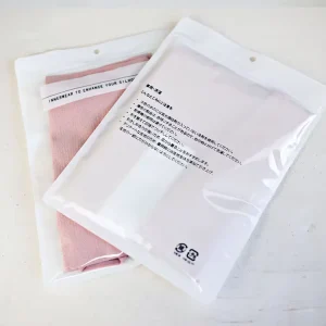Custom Printed Resealable Apparel Packing Ziplock Poly Bags Transparent Plastic Zipper Packaging for Clothes Socks Printed Cloth
