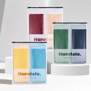 Custom Printed Resealable Garment Packaging Plastic Biodegradable Frosted Plastic Packaging Bags for Clothing