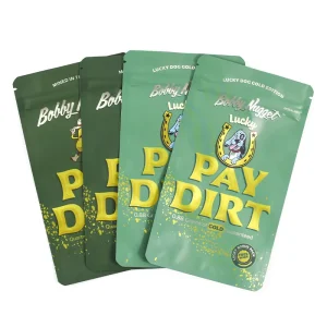 Custom Printed Resealable Zipper Gold Spot Metallic Matte Doypack Sachet Packaging Zip Lock Plastic Mylar Bags