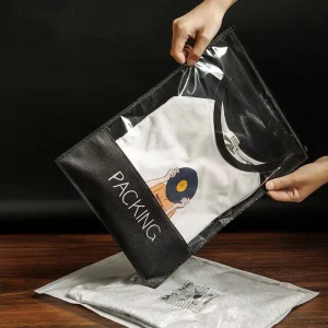 Custom Printed Ziplock Bags With Frosted Handle Ziplock Shipping Bags For Clothing Use Underwear Socks Featuring Logo