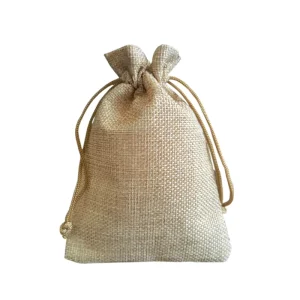 Custom Printing Natural Jute Drawstring Pouch Burlap Eco Friendly Bag for Gift Coffee Wedding Packaging OEM