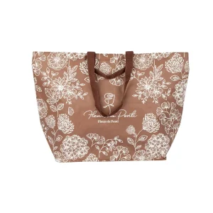 Custom Printing PP Woven Long Handle Waterproof Matte Lamination Foldable Tote Bag
