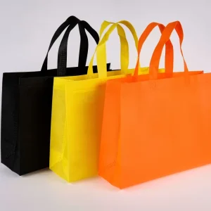 Custom Recyclable Fabric Non woven Shopping PP Non Woven Handle Bag