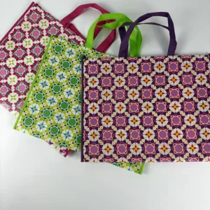 Custom Recyclable Tote Lunch Beach Lifestyle Shopping Handbag Factory Direct Export Bulk Non Woven Bag