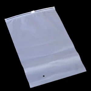 Custom Resealable Biodegradable Frosted Plastic Slider Zipper Bag with Logo Bags for Clothing