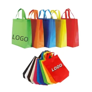 Custom Reusable Branding Thickened Non Woven Totes Bag Custom Logo Merchandise Bags Pure Color Eco Friendly Shop Bag