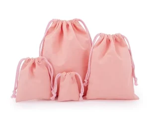Custom Reusable Eco Friendly Cotton Drawstring Bags Cotton Bags Cotton Drawstring Bags for Brand Promotion and Gift Packaging