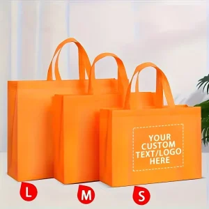 Custom Reusable Shopping Bags High Quality for Company Promotions Commercial Advertising in Grocery Use