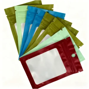 Custom Screen Printed Logo PVC Waterproof Resealable Zipper Top Clear Thick Bag for Shoes & Clothing