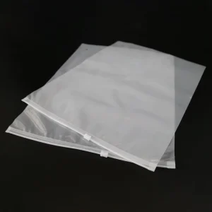 Custom Shirt Packaging High Quality Garment Bag Frosted Zipper Bag for Clothing