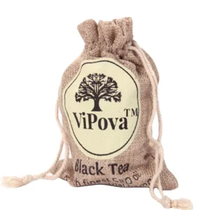Custom Small Jute Drawstring Bag Burlap Textile Packaging for Gifts