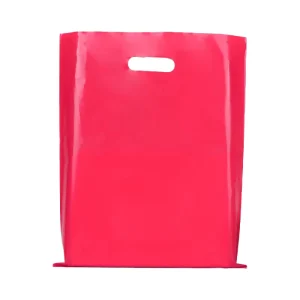 Custom Thank You Bags For Small Business Retail Pink Black Plastic Shopping Packaging Bags For Candle Jewelry Clothing