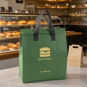 Custom Waterproof Cationic No Woven Insulation Cooler Tote Bags Thermal Lunch Bags for Work School Picnic