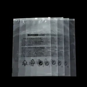 Custom logo Printing Garment Packing Plastic Ziplock Bag Plastic Clothing Packaging Ziplock Bag