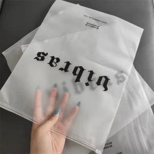 Customised Printing Resealable PVC PE CPE Ziplock Bag Clean Zip Lock Plastic Shoes Clothing Packaging Bags