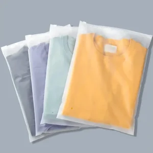 Customizable Logo Zipper Bag Eco friendly Zipper Clothing Packaging