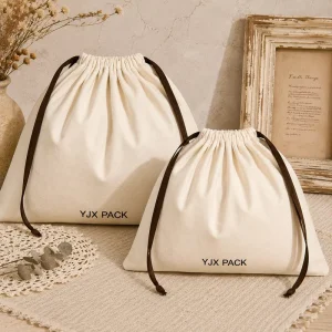 Customizable Moisture Proof Recyclable Cotton Garment Bag with Drawstring Sealing for Gift & Craft