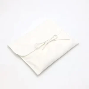 Customizable Organic Cotton Clothing Envelope Bags Reusable and Recyclable with Logo for Craft and Stickers