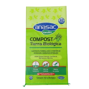 Customized 50kg Woven Agricultural Fertilizer Packaging 25kg Organic Fertilizer Soil Packaging Bags
