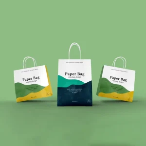 Customized Design Clothes Packaging Shopping Paper Bags Custom Logo Printed Kraft Paper Bag With Handle