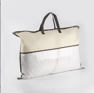 Customized Eco friendly Non Woven Snap Fastener Bags Non Woven Handle Bag Pillow Bag