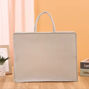 Customized Eco friendly Non Woven pp Supermarket Shopping Handle Bag Home Textile Bag Bed Sheet Package Bag