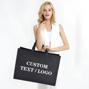 Customized Logo Non woven Fabric Shopping Bags Environmental Fabric Non woven Bags Packaging Promotional Non woven B