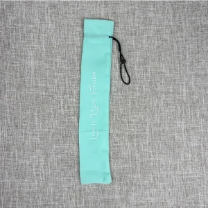 Customized Long Velvet Pouch Drawstring Velvet Pen Bag Pencil Packaging Bags Velvet Pen Pouch