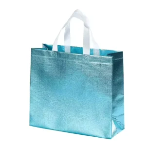 Customized Luxury Recyclable Nonwoven Shopping Bag with Hand Length Handle Screen Printing for Candle & Craft Gift Packaging