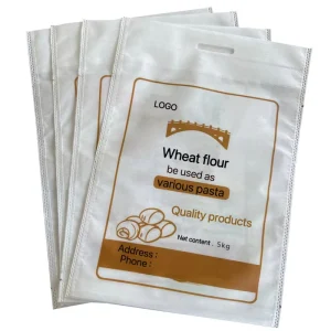 Customized Non woven Fabric Flour Bag Rice Bag Food grade Packaging Bag 5kg 10kg