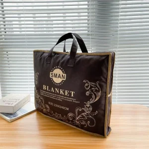 Customized PVC Home Textile Zipper Bag Blanket Storage and Packaging Plastic Bag Transparent Four Piece Bag Set